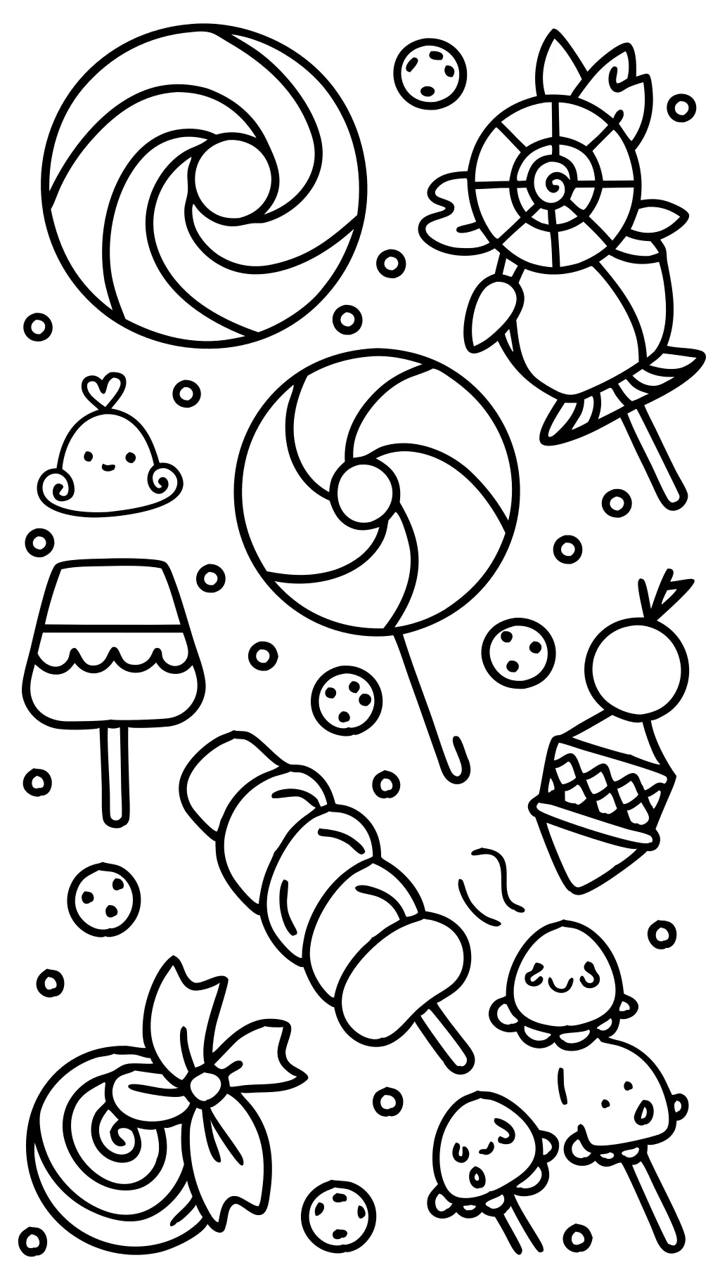 candy coloring page